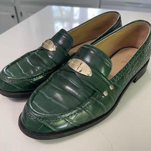 Michael Kors green flats